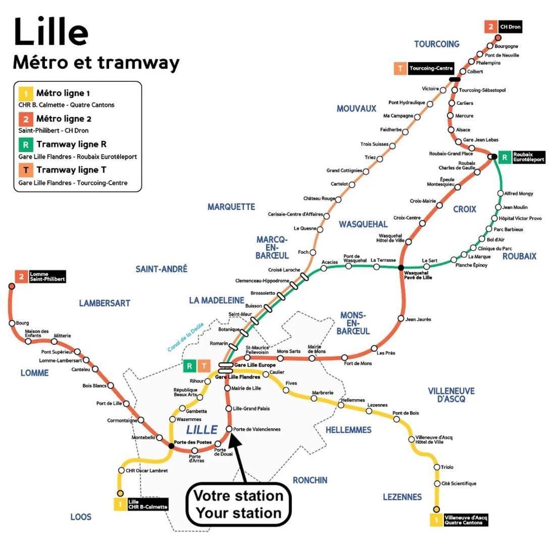 Appartement Proche Metro & 2 Balcons + Parking