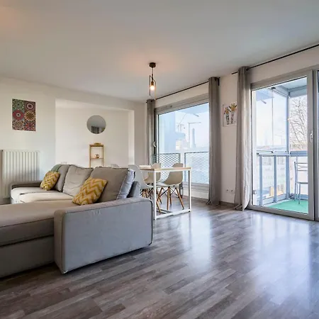 Appartement Proche Metro & 2 Balcons + Parking Lila Exterior foto